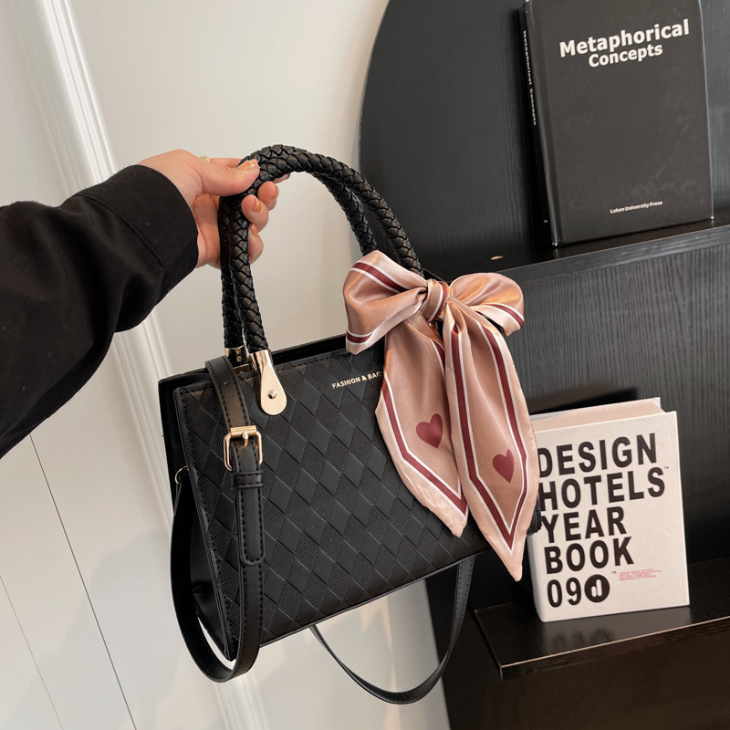 Geantă de mireasă - PU, stil urban minimalist, Geantă pătrată, formă pătrată orizontală, închidere cu fermoar