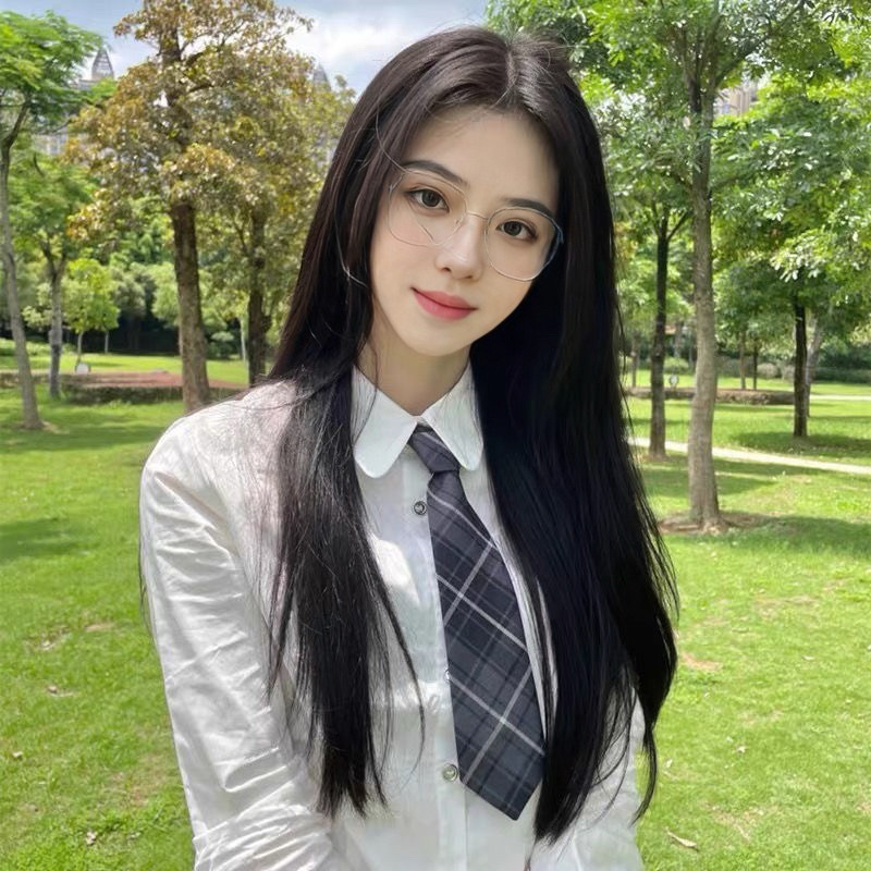 Baifumi περούκα, μακριά ίσια μαλλιά με μεσαία φράντζα, ίνες υψηλής θερμοκρασίας, μοντέλο 010, προέλευση Jiangxi