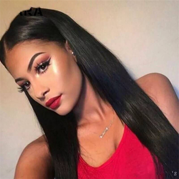 Perucă exotică, păr mediu-lung drept, breton la mijloc, fibră rezistentă la temperaturi înalte, model 010