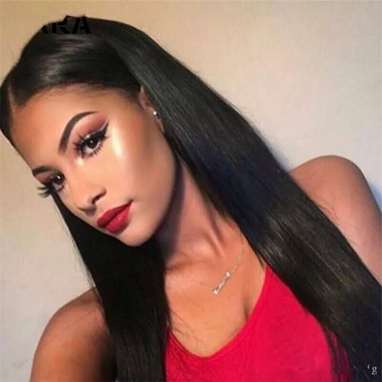 Perucă exotică, păr mediu-lung drept, breton la mijloc, fibră rezistentă la temperaturi înalte, model 010