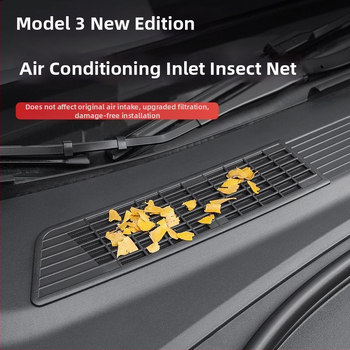 ABS insektų tinklo apsauginis gaubtelis Tesla Model 3/Y oro įėjimo ir išėjimo ventiliacijai