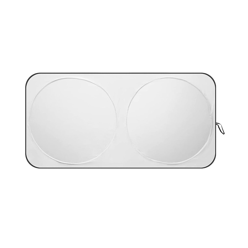 Сгъваем слънцезащитен сенник за автомобил, отражателен, с покритие, с вградена универсална съвместимост