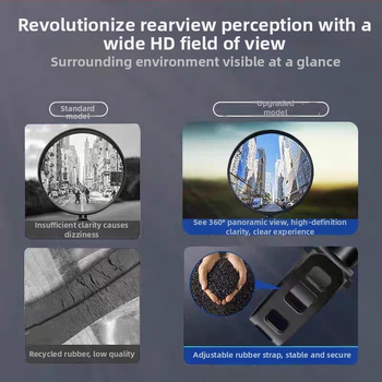 Tagumine jalgrattapeegel, Qiwang, Materjal: Muu, Pinge: Muu