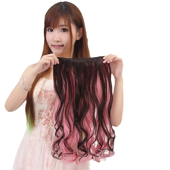 Lois 5CH клип-ин перука, обемна коса, домашна коприна, механично обработена, неподходяща за боядисване