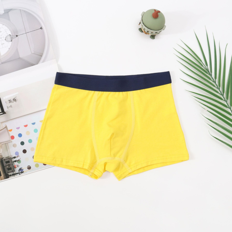 Vaikų medvilniniai bokseriai berniams, klasė A, 90–95% medvilnės, be dirginimo, tinka 3–8 metų vaikams