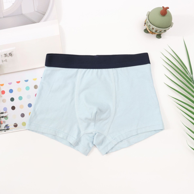 Vaikų medvilniniai bokseriai berniams, klasė A, 90–95% medvilnės, be dirginimo, tinka 3–8 metų vaikams