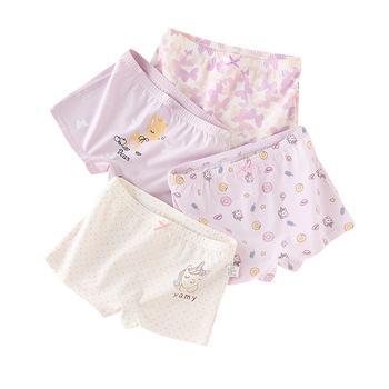 Mergaičių medvilninės apatinės kelnaitės, 95% medvilnė, 3–8 metų amžiaus, vasaros 2025 kolekcija.