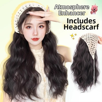 Dlhá kučeravá paruka s turbánom, Bai Fumei, mechanizmus s vysokoteplotnými vláknami, modely 471-116 / 472-116 / 473-116