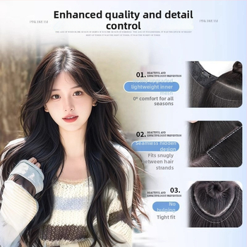 Paruka pre ženy s dlhými vlasmi, jednodielna, model 1124-Big Wave, vlákno s vysokou teplotou