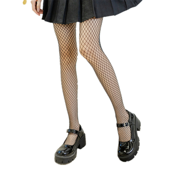 Fishnet sukkpüksid, nailon, 10D, T-Crotch, Seksikas stiil