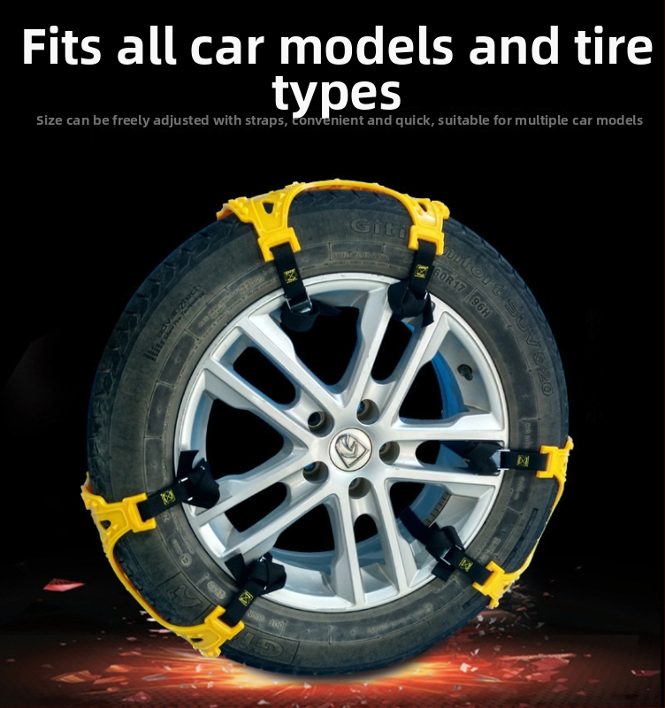 Guminių padangų žieminės grandinės, modelis R-1538, prekės ženklas suitu, universalus tinka, svoris 3,6 kg