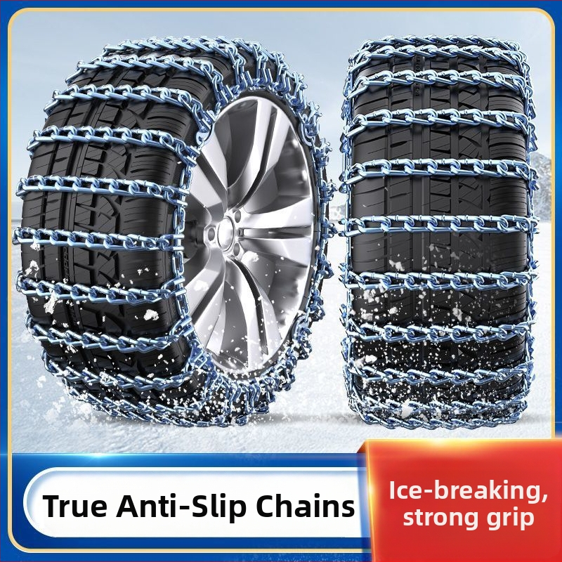 Geležies automobilių padangų grandinės – prieš slydimą, serija H6/H7/H9 (Powerful Factory)