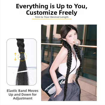 Parukas sabaga: naturaalselt keerdunud pikk ruin, käsitöö, materjal: kõrge temperatuuriga traat, mudel MHBZ, bränd A Thousand Poems