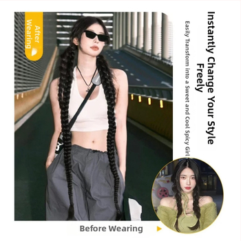 Parukas sabaga: naturaalselt keerdunud pikk ruin, käsitöö, materjal: kõrge temperatuuriga traat, mudel MHBZ, bränd A Thousand Poems