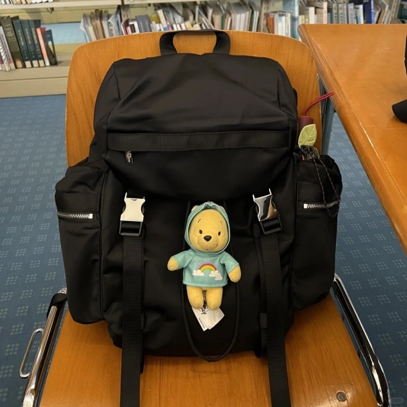 LULU universāla 25L neilona mugursoma ar 14 collu klēpjdatora nodalījumu un gaisa spilvenu siksnas