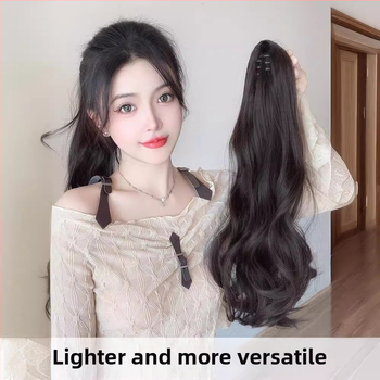 Parukas sabaga, suurete lainetega, loomulikult pikad lokid, klipsiga mudel, kuumuskindlad kiud