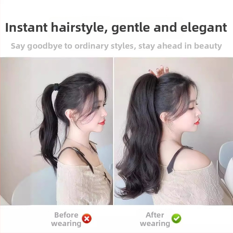 Parukas sabaga, suurete lainetega, loomulikult pikad lokid, klipsiga mudel, kuumuskindlad kiud