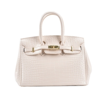 Kelly válltáska krokodil mintával, crossbody (PU anyag, városi minimalist stílus, horizontális négyzetes forma, zipzár, poliészter bélés)