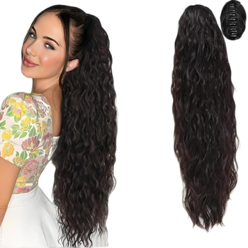 Parukas ponytail stiilis, corn perm kiududest koosnev, kõrge temperatuuritaluvusega kiududest, mudel 7030, Bai fumei