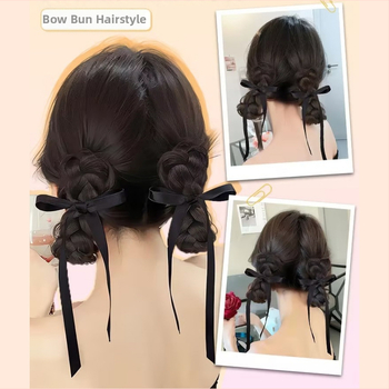 Baifumi juuksepikendus saba, lint ja nöör, kahekordne pinal, kõrge temperatuuriga jämeda lindi lõng, mudel 7065, ei värvitu