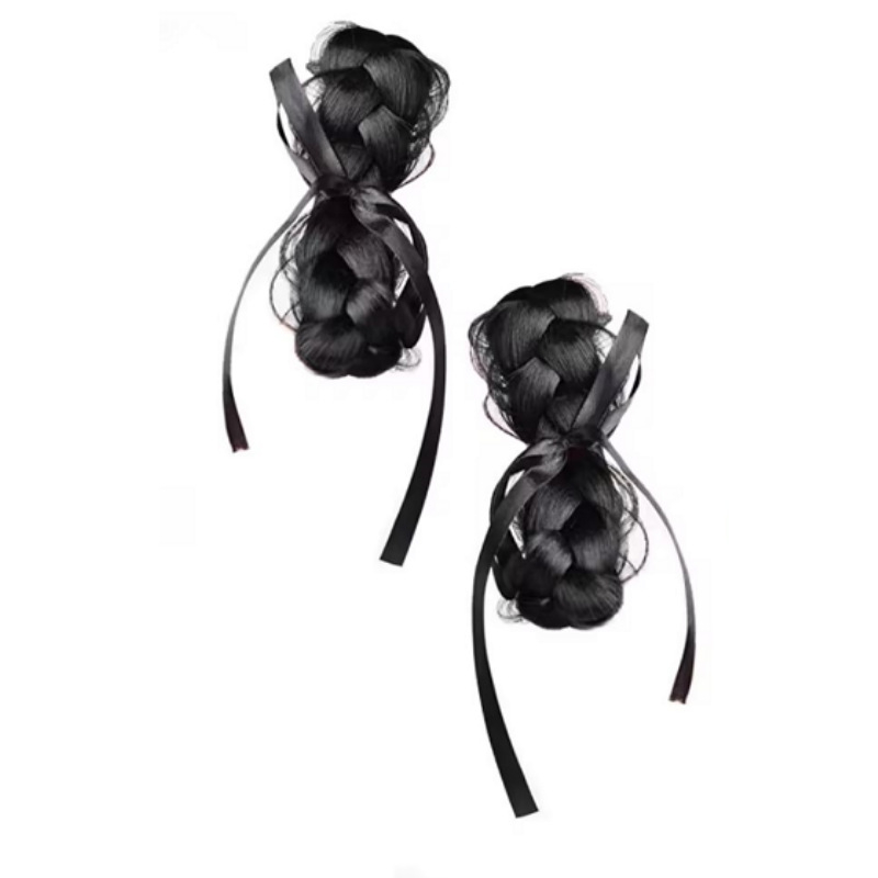 Baifumi juuksepikendus saba, lint ja nöör, kahekordne pinal, kõrge temperatuuriga jämeda lindi lõng, mudel 7065, ei värvitu