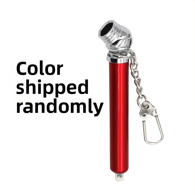 Joist padangos slėgio matuoklis, nešiojamas su grandinėle, greitas slėgio matavimas, slėgio sąsaja sandariam ir patvariam įrengimui