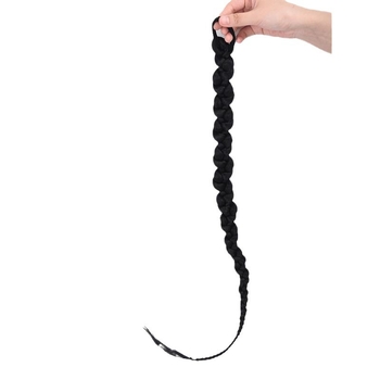 Parukas ponivarriga ja punk twist sõlmega, kuumakindlad sünteetilised juuksed, värvimine ilma kuumutamiseta, Kaifei Ilu