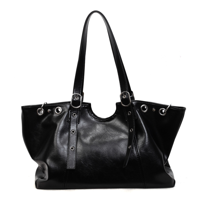 PU nahast Tote kott, kahekordne õlarihm, magnetlukustus, polüestri vooder, 2025 talv