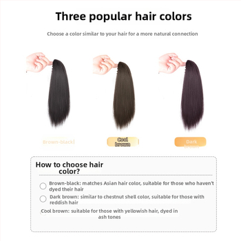 Saba parukas – sirged juuksed, klipsiga tugev kinnituv, lühike sirge stiil, kuumuskindlad kiud