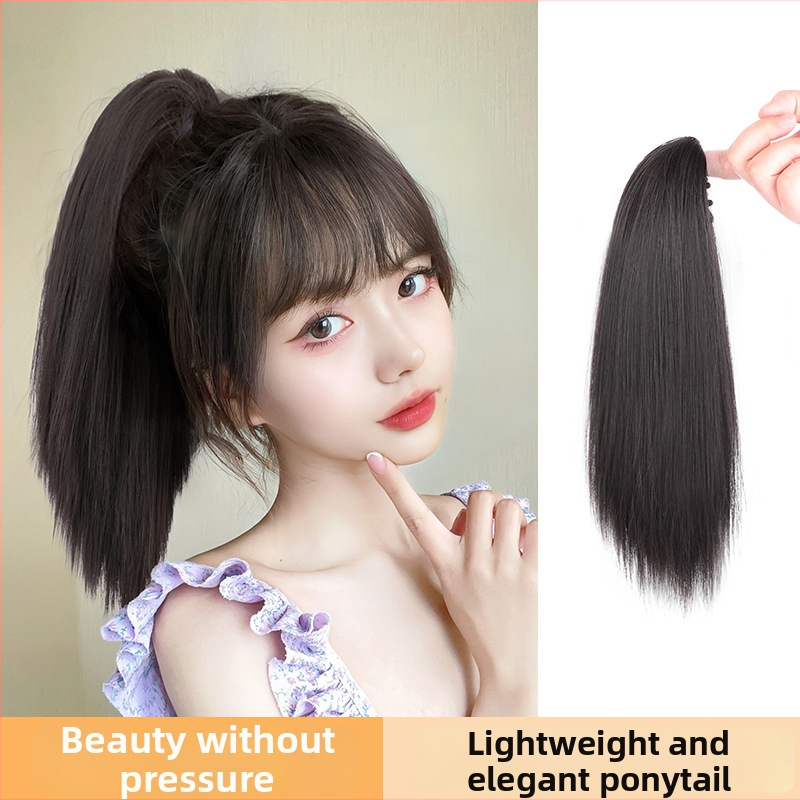 Saba parukas – sirged juuksed, klipsiga tugev kinnituv, lühike sirge stiil, kuumuskindlad kiud