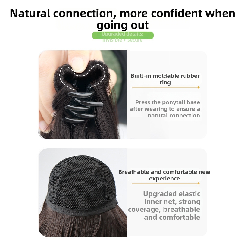 Saba parukas – sirged juuksed, klipsiga tugev kinnituv, lühike sirge stiil, kuumuskindlad kiud