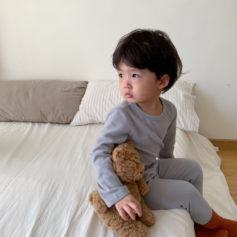 Laste kodukasutuse komplekt, puuvillaseguga 90% puuvill, unisex, 3–8 aastat, sügis-talv