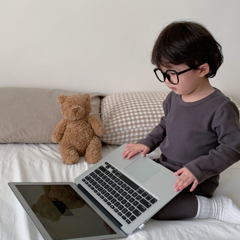 Laste kodukasutuse komplekt, puuvillaseguga 90% puuvill, unisex, 3–8 aastat, sügis-talv