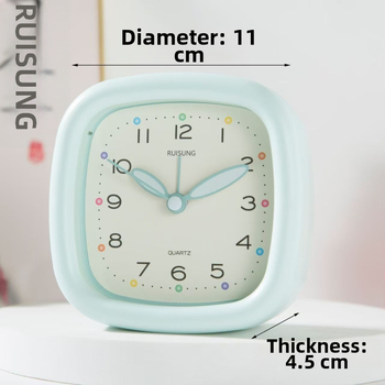 Qingyi budilica za učenike s LCD zaslonom i analognо-numeričkim prikazom, napajanje baterijom, glatko kretanje sekundne kazaljke, 32 mm debljina, plastično kućište