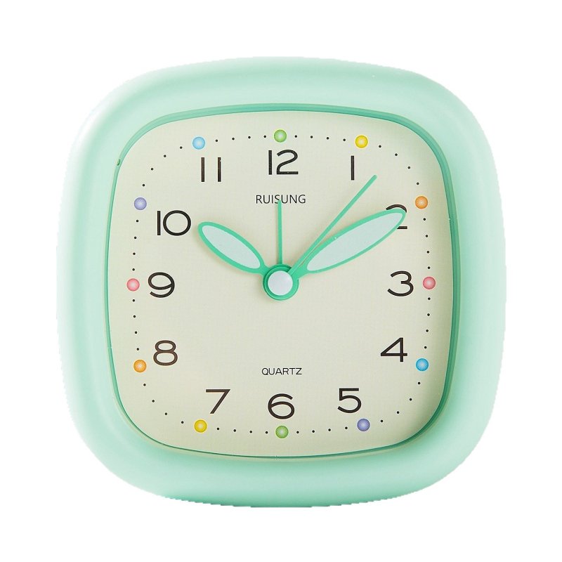 Budík Qingyi pre študentov s LCD displejom a analógno-digitálnym zobrazením, napájaný batériou, plynulý chod sekundového pohybu, 32 mm hrúbka, plastové puzdro