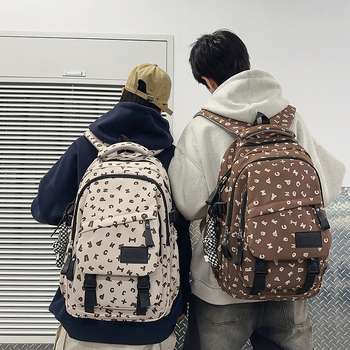 Unisex neilona mugursoma, izturīga pret nolietojumu, der 15 collu klēpjdatoram, izliektas plecu siksnas