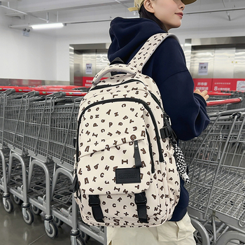 Unisex neilona mugursoma, izturīga pret nolietojumu, der 15 collu klēpjdatoram, izliektas plecu siksnas