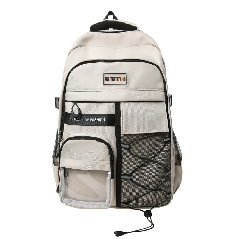 Skolas mugursoma skolēniem – neilons, ietilpība 20–35 l, saderīgs ar 14 collu klēpjdatoru, izturīgs pret nolietojumu, Unisex