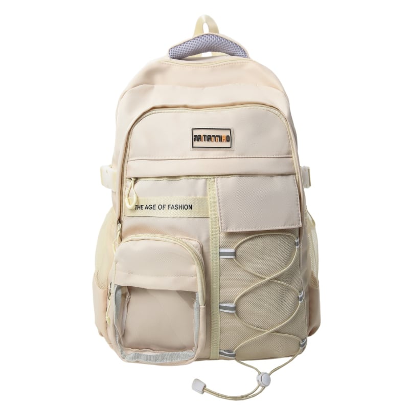 Skolas mugursoma skolēniem – neilons, ietilpība 20–35 l, saderīgs ar 14 collu klēpjdatoru, izturīgs pret nolietojumu, Unisex