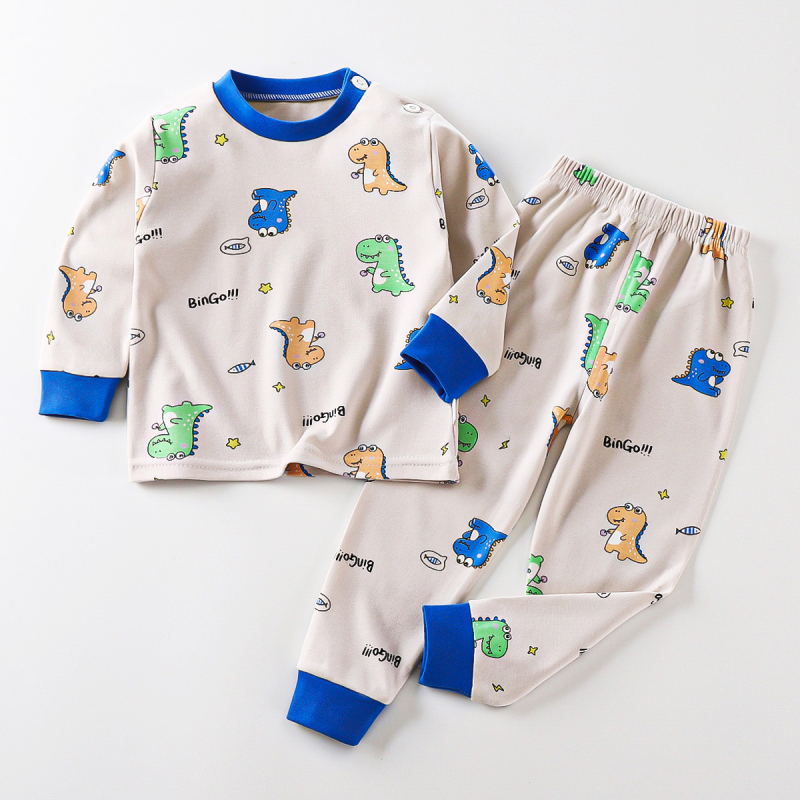 Laste kodukasutuse komplekt 100% puuvillast, unisex, sobib 1–3-aastastele, kevad-sügis, pidžaama pikkade pükstega