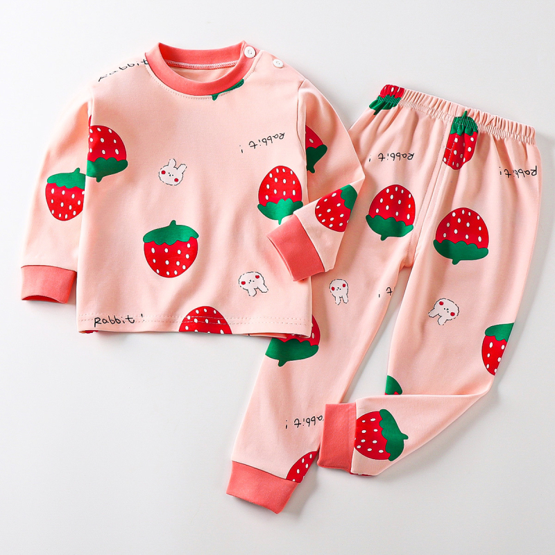 Laste kodukasutuse komplekt 100% puuvillast, unisex, sobib 1–3-aastastele, kevad-sügis, pidžaama pikkade pükstega