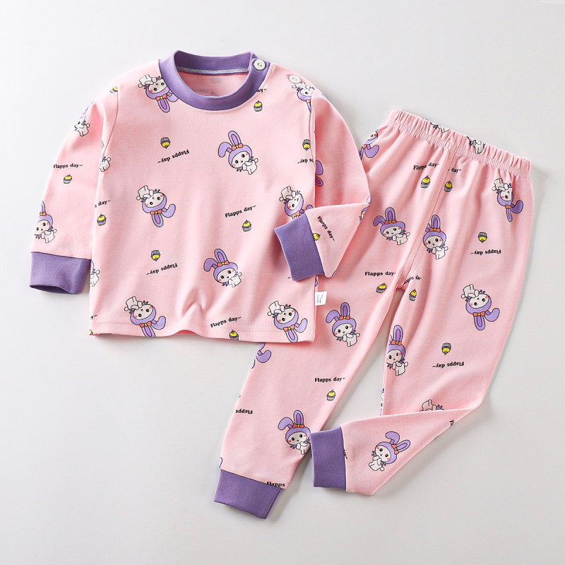 Laste kodukasutuse komplekt 100% puuvillast, unisex, sobib 1–3-aastastele, kevad-sügis, pidžaama pikkade pükstega