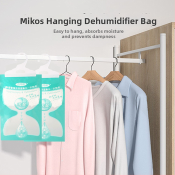 Sisemise niiskuse eemaldamise kott, 100 g iga kott, riputatav disain riidekappidele, niiskuse ja hallituse kaitse