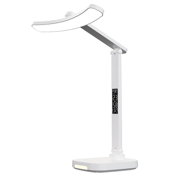 Kontori öölaudalamp puutetundliku lülitiga, sisseehitatud liitiumakumulator, plastist varjund, ≤36V, kaasaegne minimalistlik stiil (CRI 70–79, põhivalgustus, OEM logo)