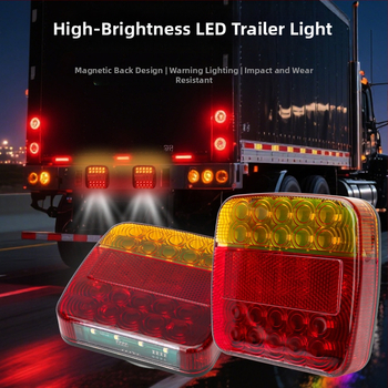 LED stražnja svjetla za kamion, ABS+LED, model truck053, LED izvor svjetla, vijek trajanja 50000h, univerzalna kompatibilnost.