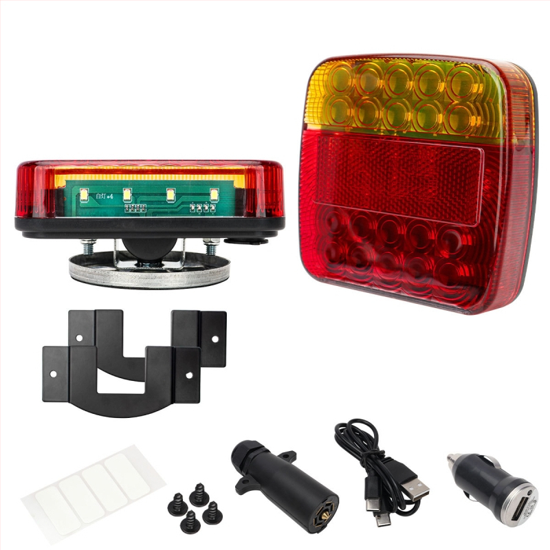 LED stražnja svjetla za kamion, ABS+LED, model truck053, LED izvor svjetla, vijek trajanja 50000h, univerzalna kompatibilnost.