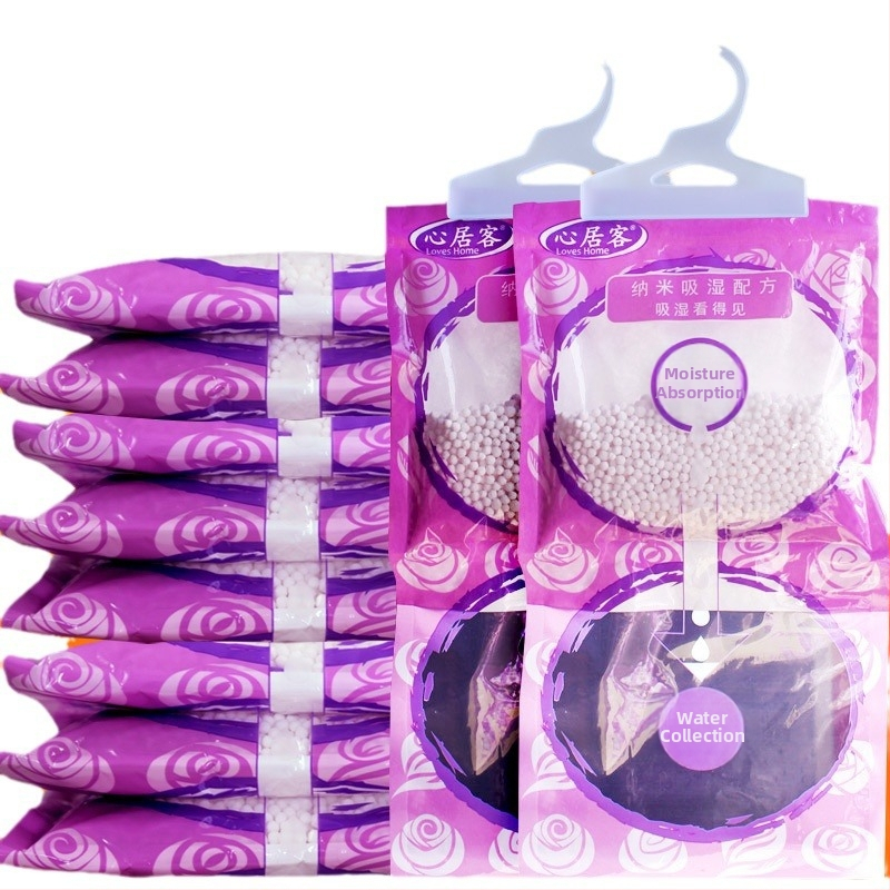 Riidekapi niiskusabsorbeeriv desikant lavendli lõhnaga, riputatav, 50 tk