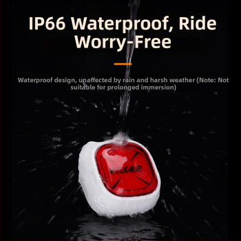 ENLEE Tagumine jalgratta tuli näoilme sensoriga, mõeldud maanteel sõiduks, öiseks sõiduks, hoiatustuli