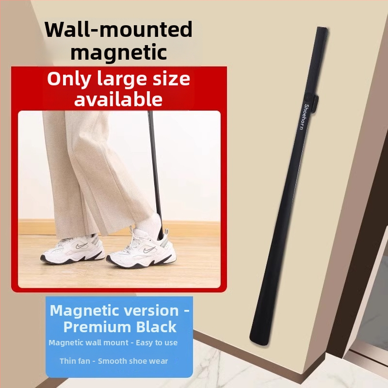 Magnētinis batų įrankis su ilga rankena – ilga rankena, palengvina užsivilkimą vyresnio amžiaus žmonėms ir nėščioms moterims, nereikia lenktis