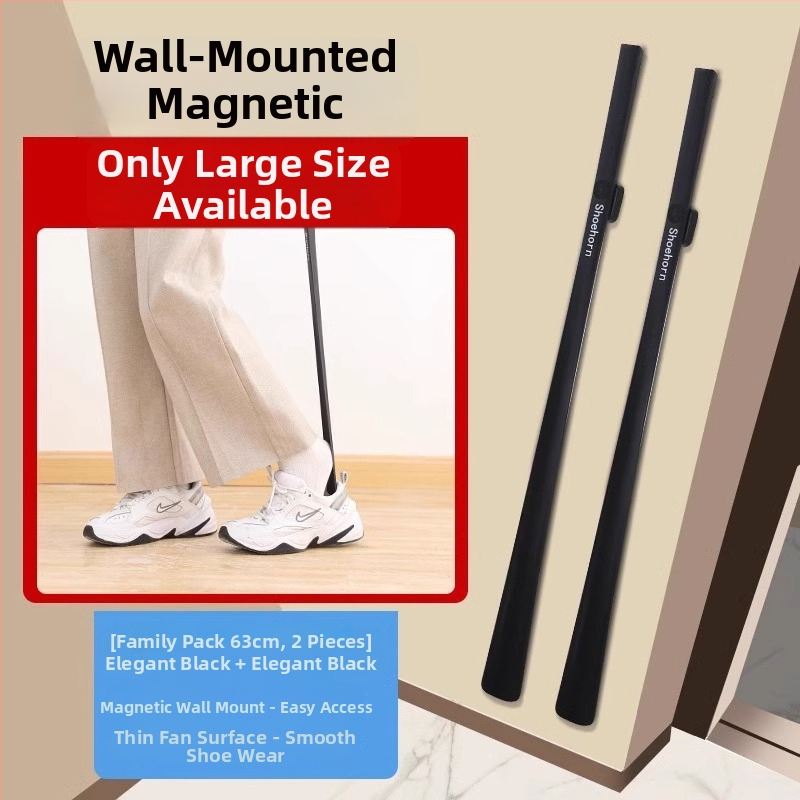 Magnētinis batų įrankis su ilga rankena – ilga rankena, palengvina užsivilkimą vyresnio amžiaus žmonėms ir nėščioms moterims, nereikia lenktis